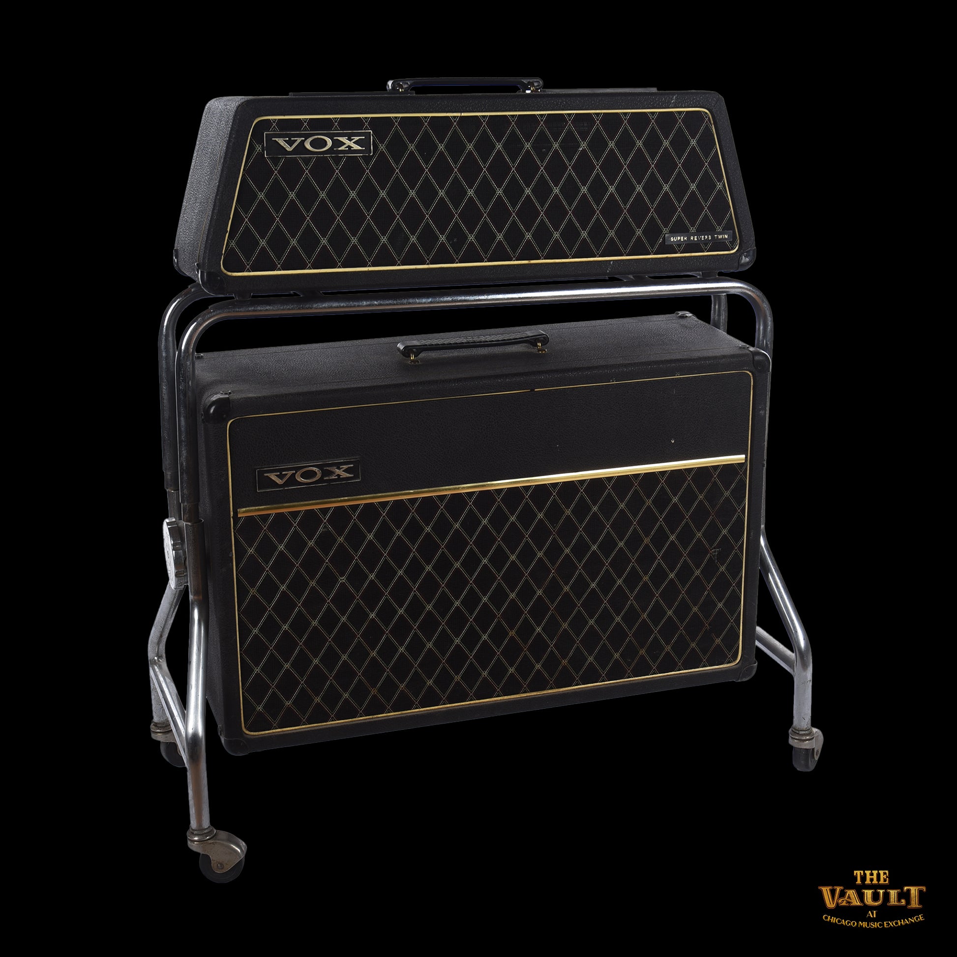 Vox Berkely Super Reverb Head and Cabinet on Trolley  1960s Amps / Guitar Amps / Guitar Amp Stacks