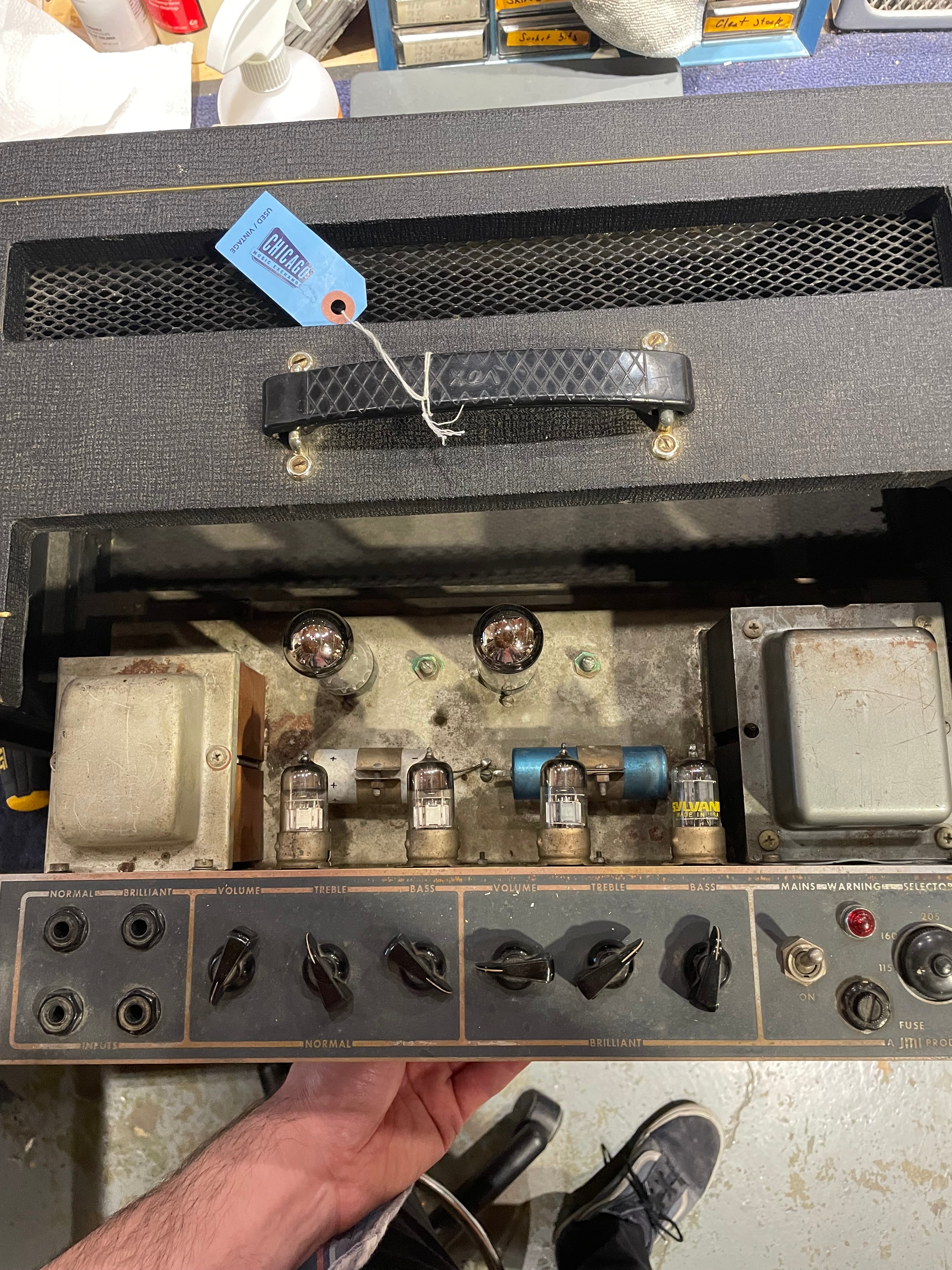 Vox AC-50 50-Watt Guitar Amp Head  1965 Amps / Guitar Amps / Guitar Cabinets