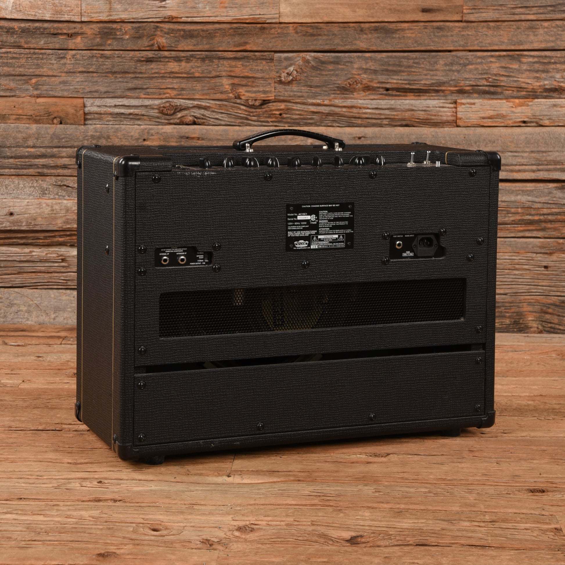 Vox AC15C1 Custom 2-Channel 15-Watt 1x12" Guitar Combo Amps / Guitar Amps / Guitar Cabinets