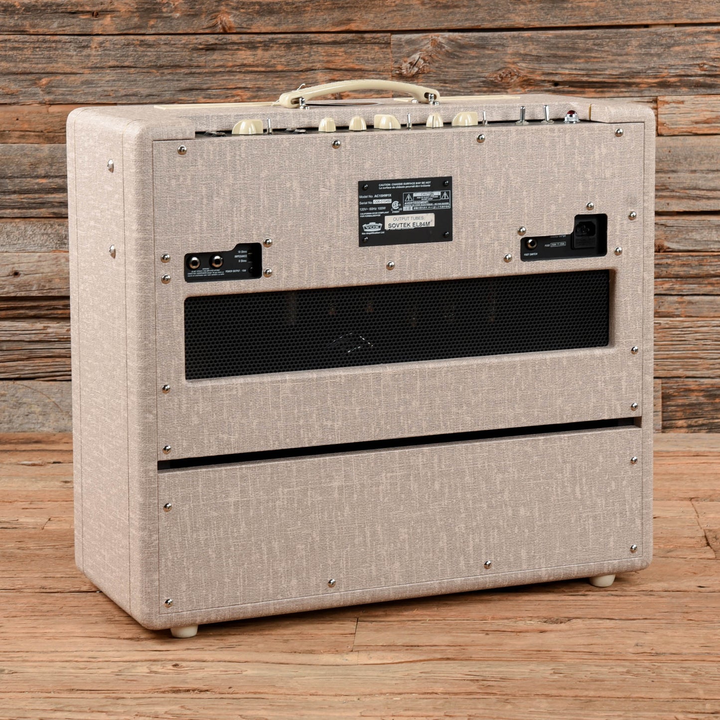 Vox AC15HW1X Hand Wired 15-Watt 1x12" Guitar Combo Amp Amps / Guitar Amps / Guitar Cabinets