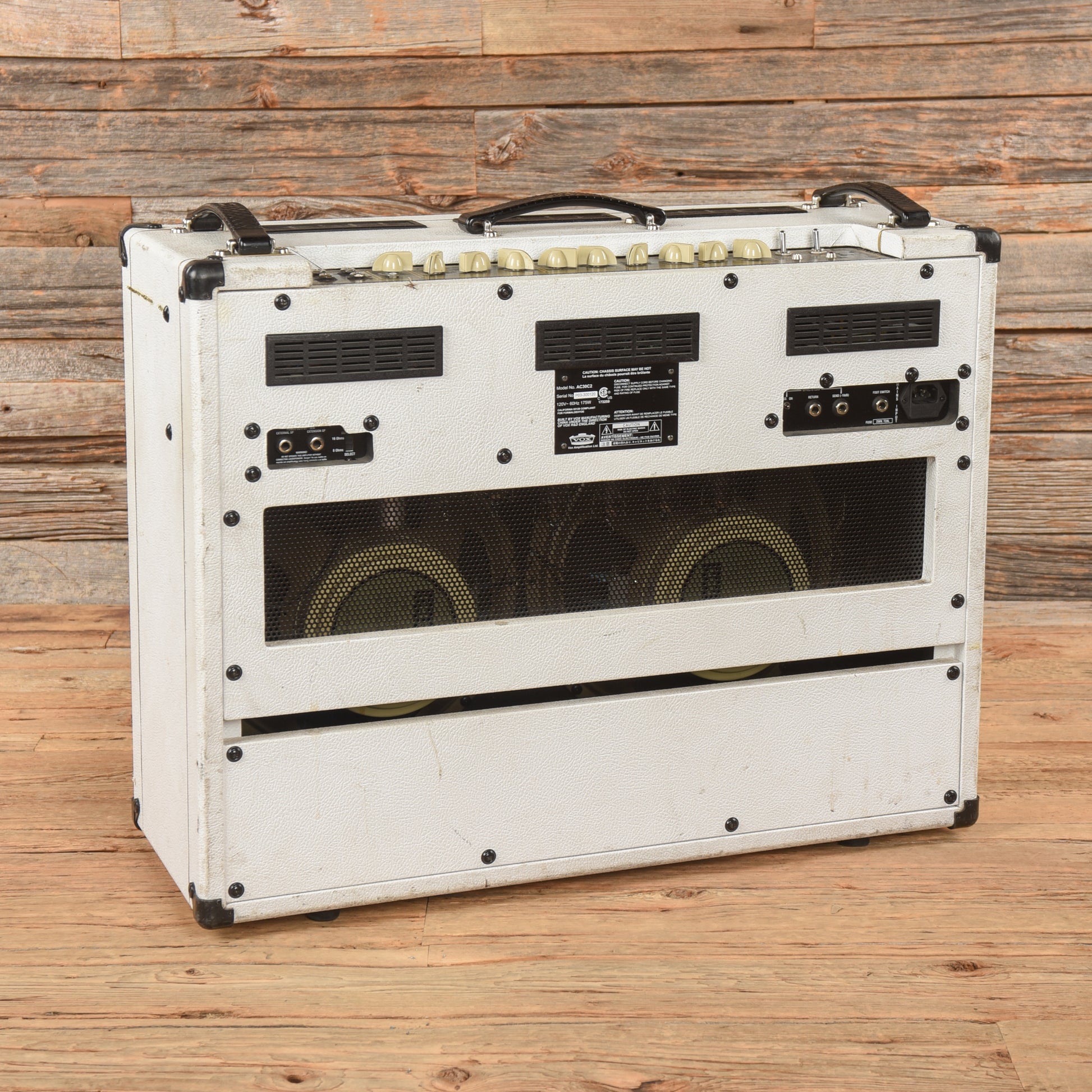 Vox AC30C2 Custom 2-Channel 30-Watt 2x12" Guitar Combo White Bronco Amps / Guitar Amps / Guitar Cabinets