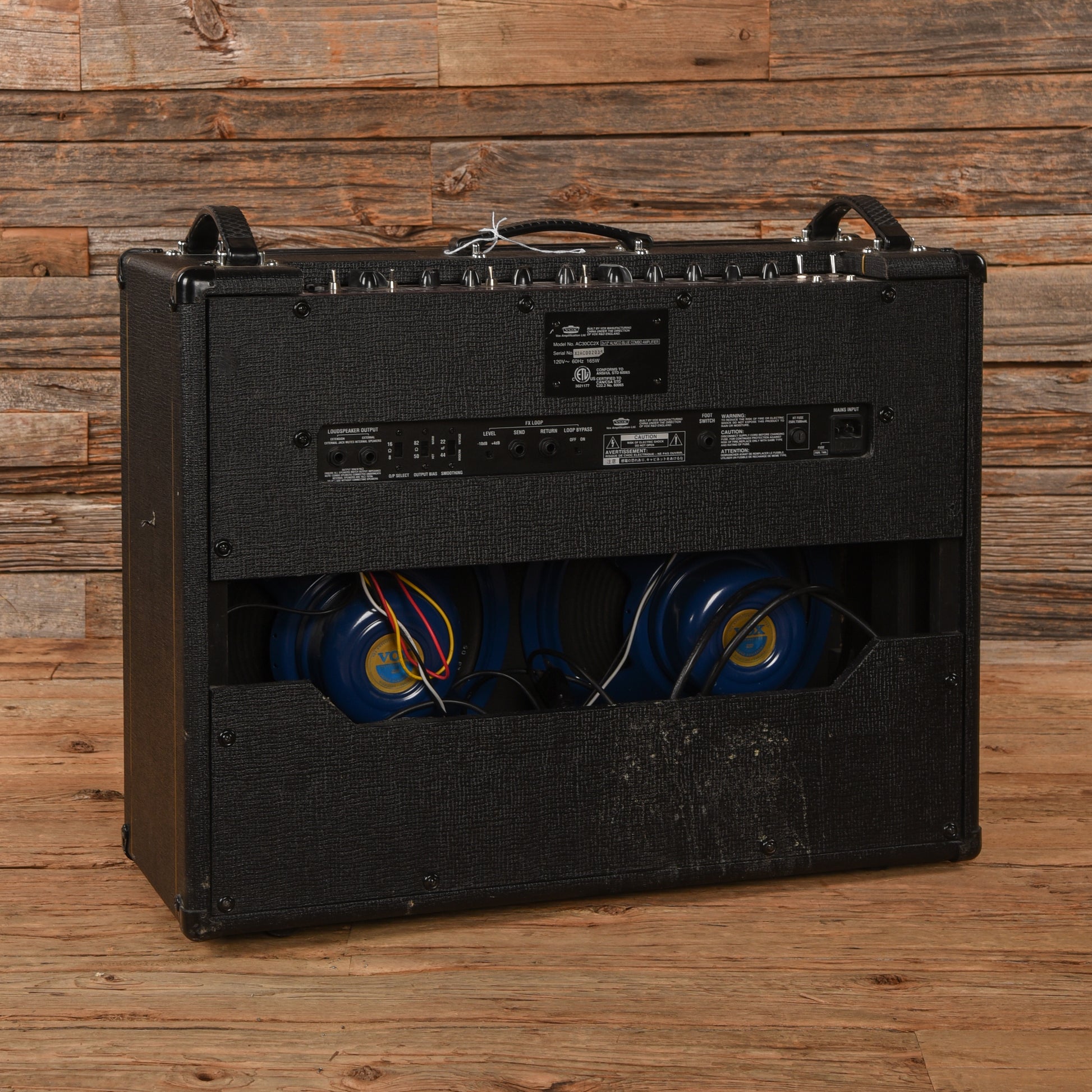 Vox AC30C2X Custom 2-Channel 30-Watt 2x12" Blue Alnico Guitar Combo Amps / Guitar Amps / Guitar Cabinets