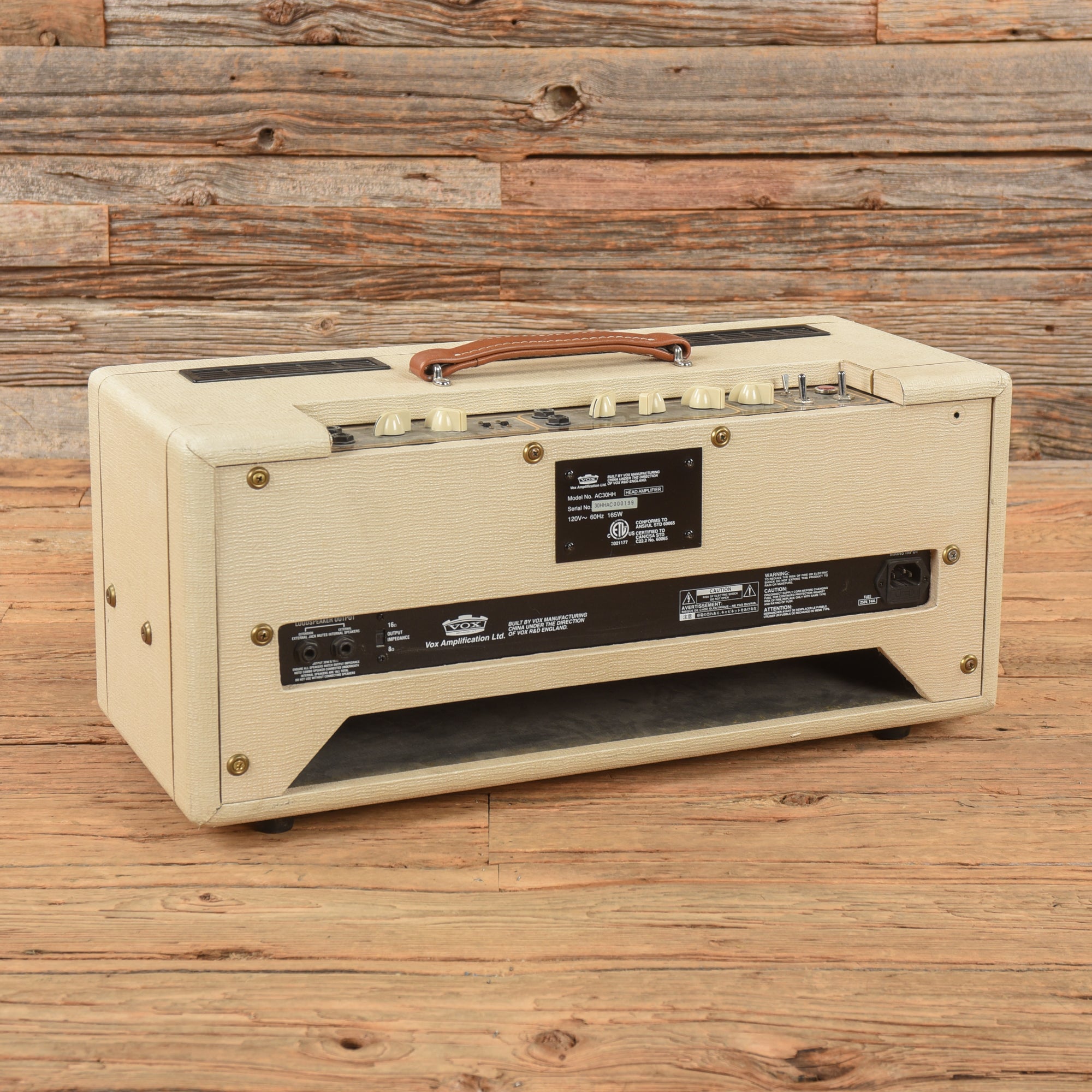 Vox AC30HH 50th Anniversary Hand-Wired Heritage Collection 30-Watt Guitar Amp Head Amps / Guitar Amps / Guitar Cabinets