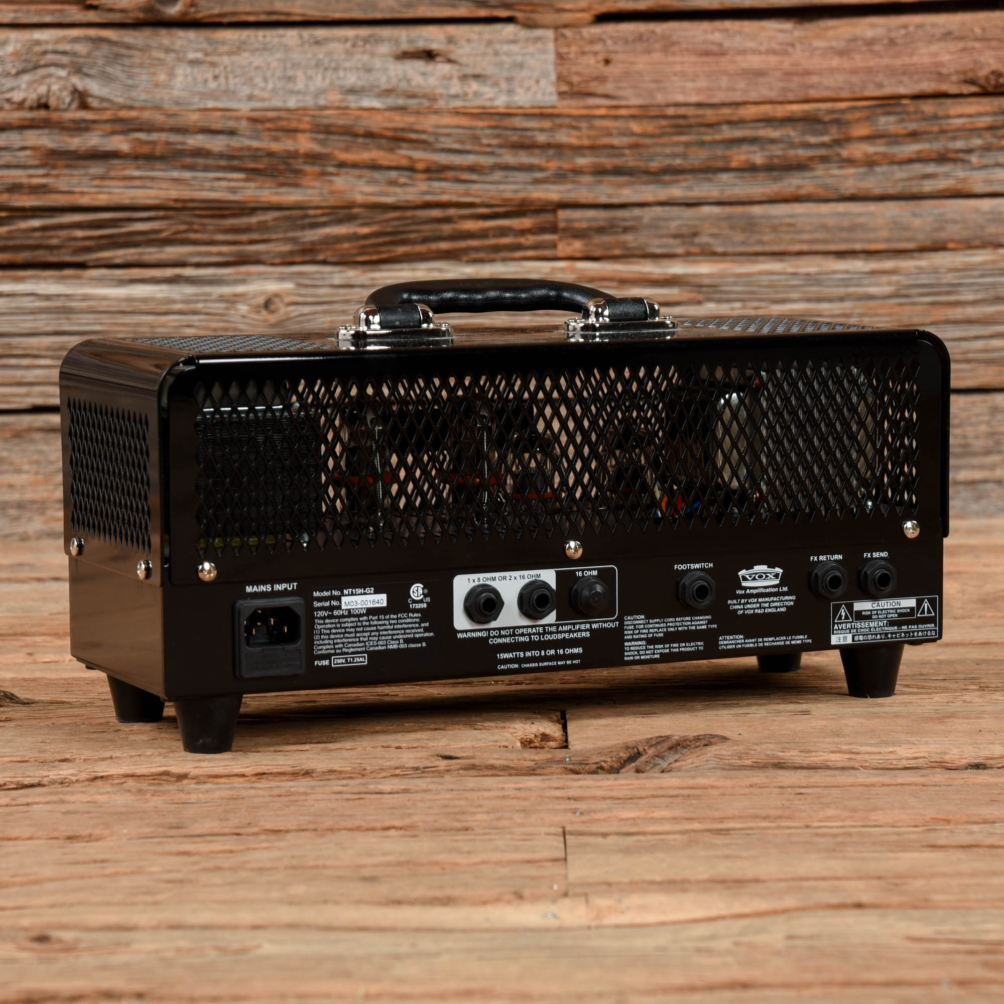 Vox Night Train NT15H G2 Amps / Guitar Amps / Guitar Cabinets