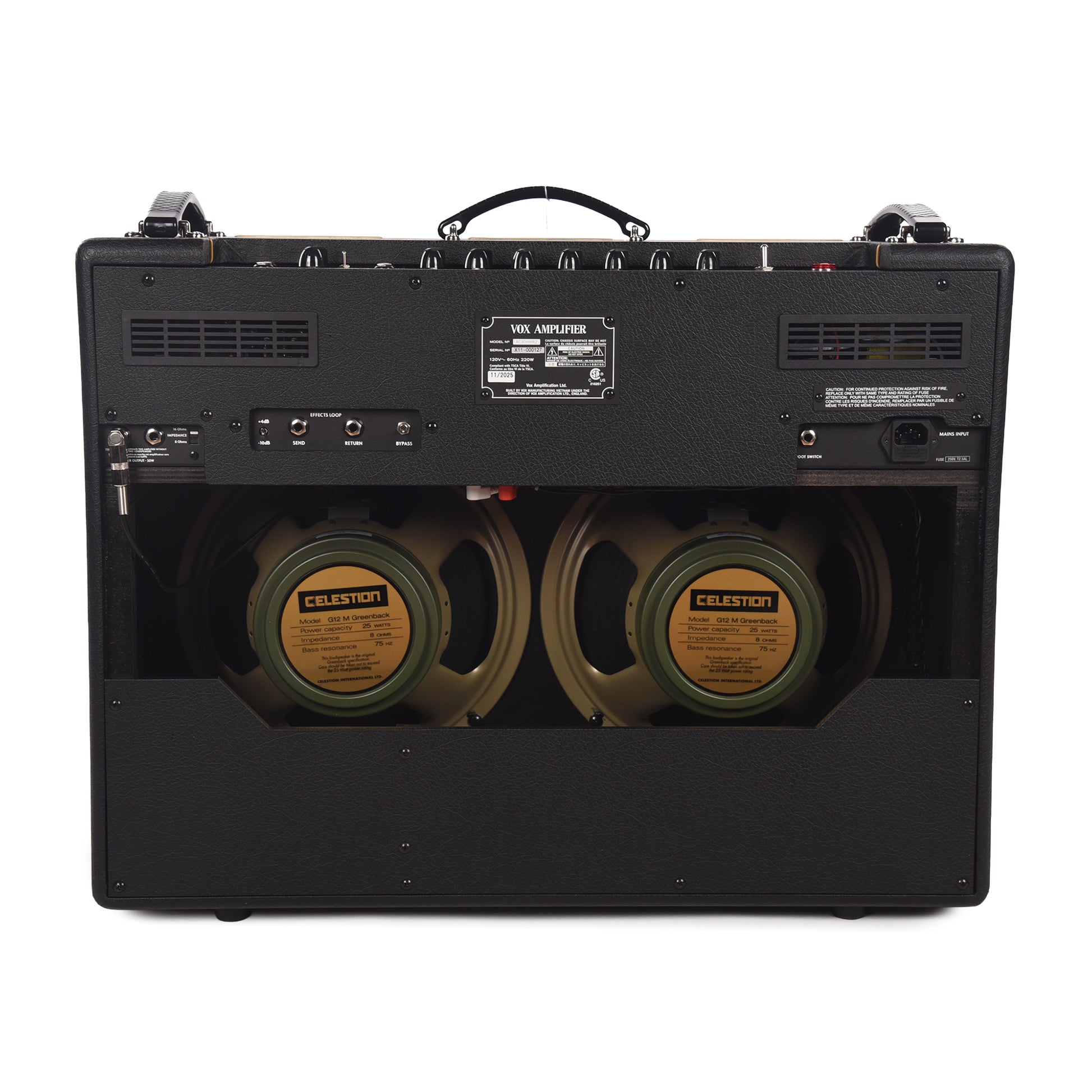 Vox AC30HWR2 30w 2x12 Handwired Guitar Combo Amp w/ Celestion Greenback Amps / Guitar Amps / Guitar Combos