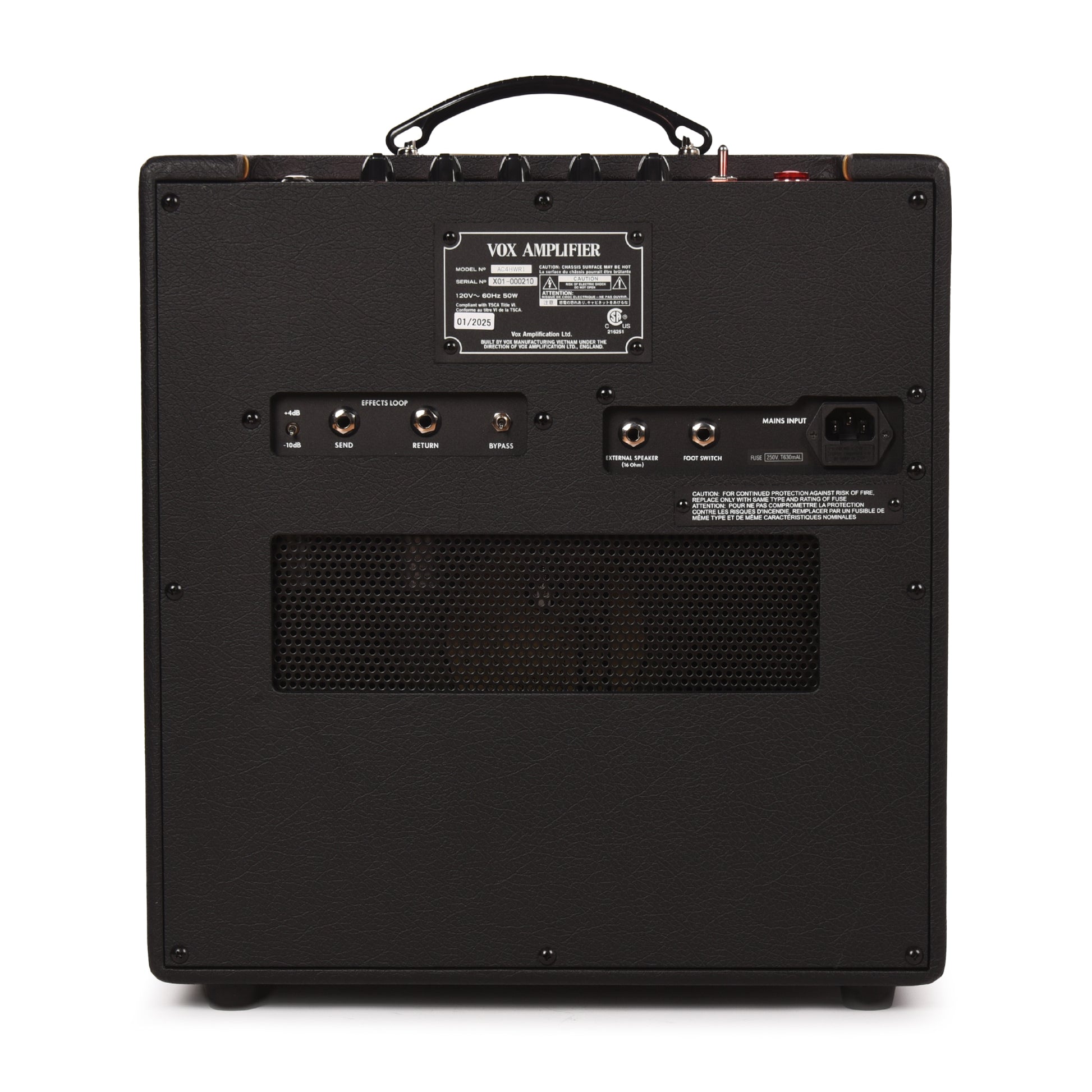 Vox AC4HWR1 Handwired 4w 1x12 Guitar Combo Amp Amps / Guitar Amps / Guitar Combos