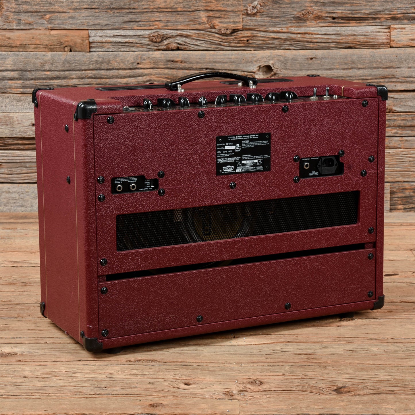 Vox AC15C1 2-Channel 15-Watt 1x12" Guitar Combo Amp Amps / Guitar Cabinets