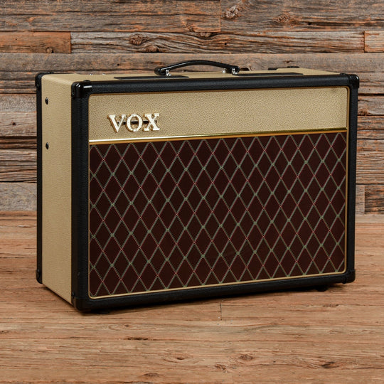 Vox AC15C1 Limited Black & Tan 15W 1x12 Tube Guitar Combo Amps / Guitar Cabinets