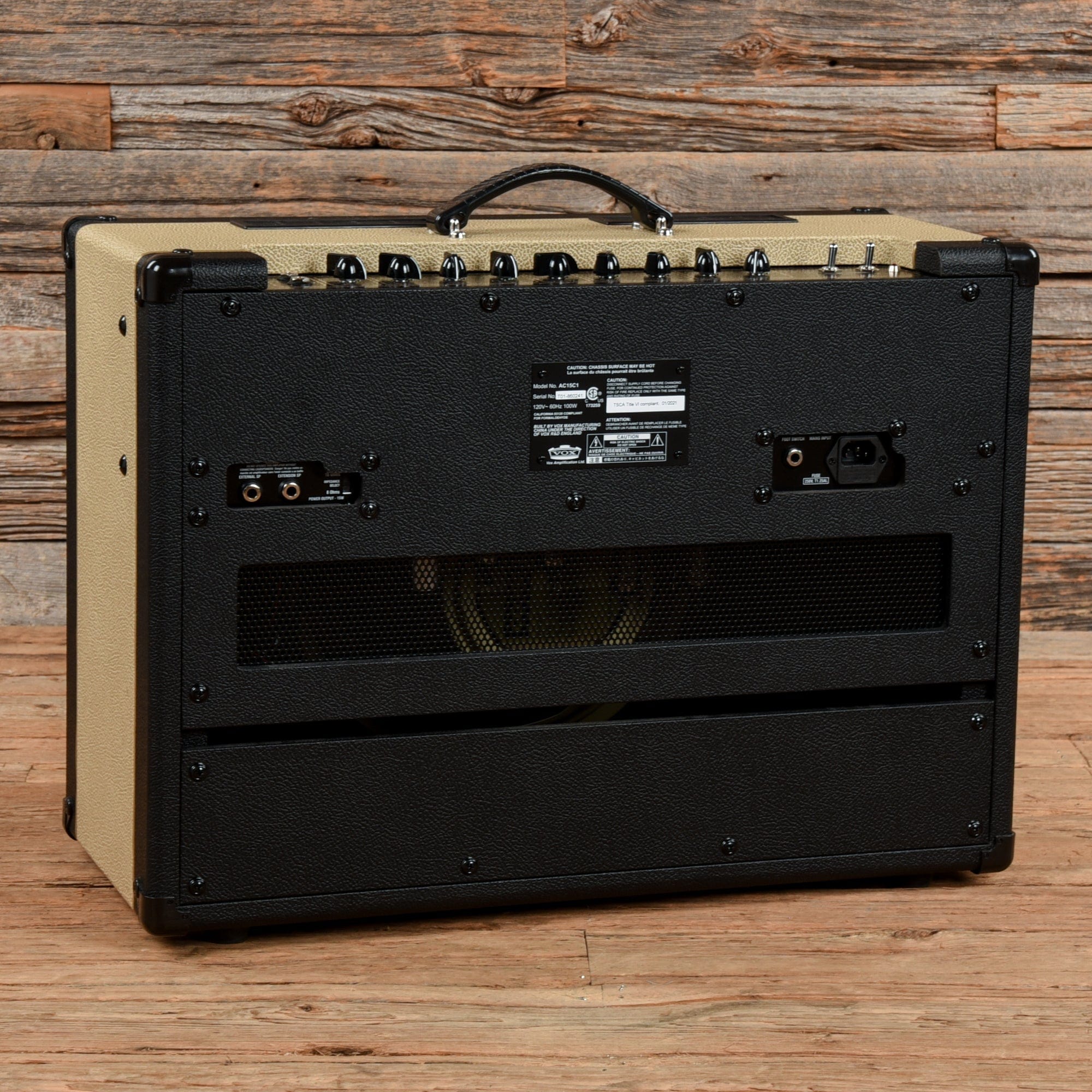 Vox AC15C1 Limited Black & Tan 15W 1x12 Tube Guitar Combo