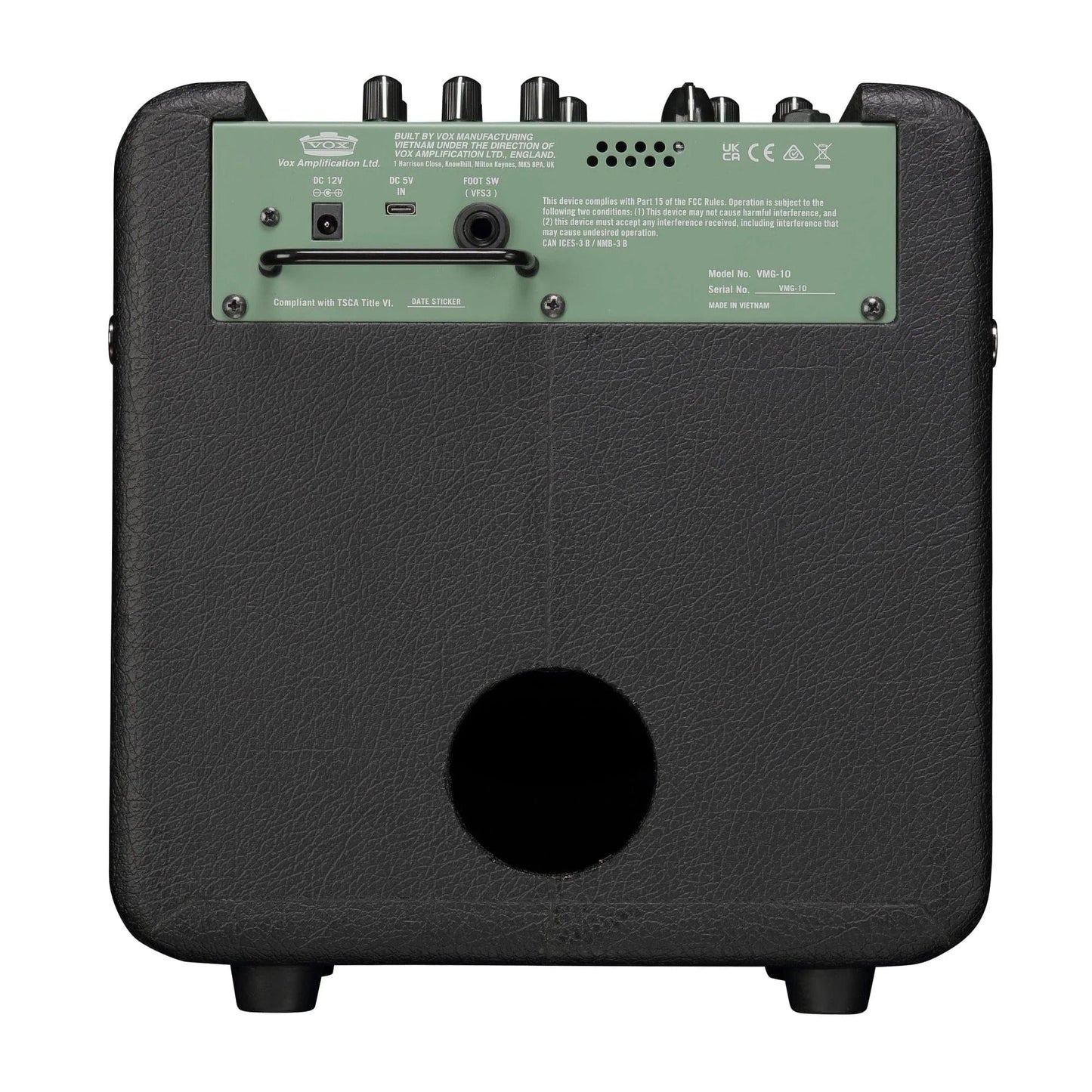 Vox Mini Go MINIGO10GR 10W 1x6.5 Portable Modeling Amp Olive Green Amps / Small Amps