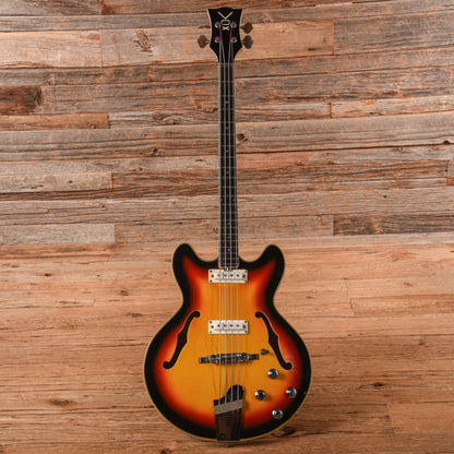 Vox Cougar Sunburst 1960s Bass Guitars / 4-String