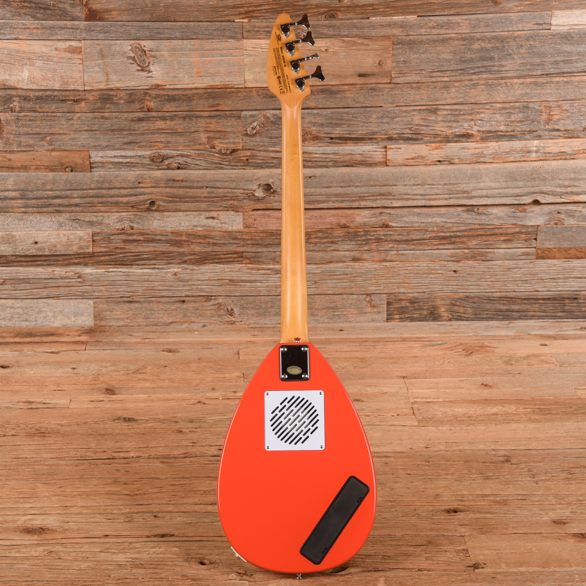 Vox Apache-1B Teardrop Travel Bass with Built-In Speaker Salmon Red Bass Guitars