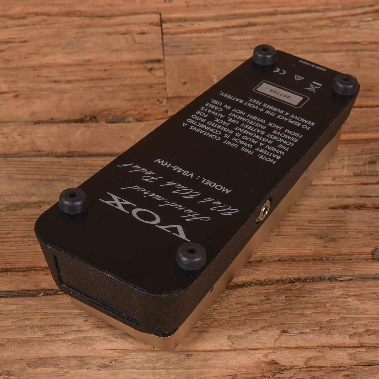 Vox V846-HW Hand-Wired Wah Effects and Pedals / Wahs and Filters