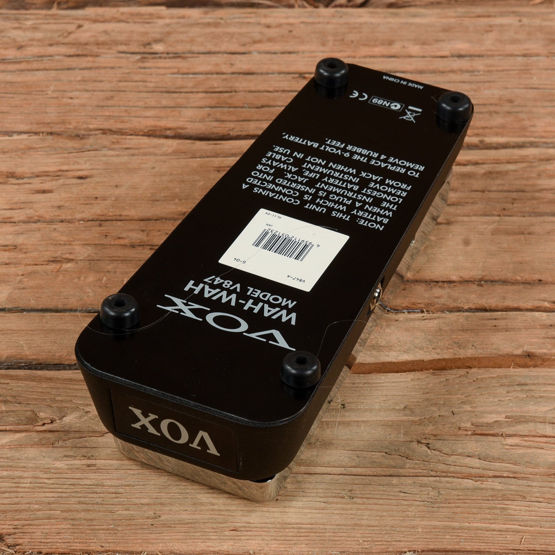 vox v847a wah wah pedal Vox V847A Wah