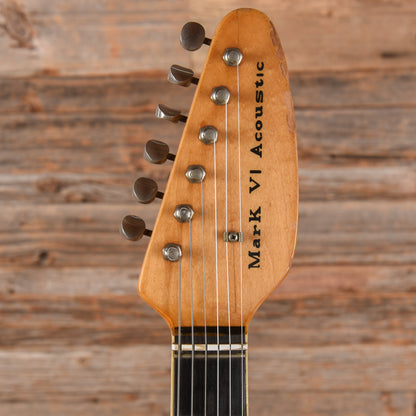 Vox Mark VI Acoustic Red 1960s Electric Guitars / Hollow Body