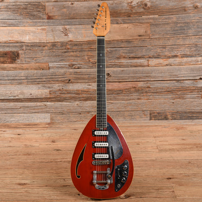 Vox Mark VI Acoustic Red 1960s Electric Guitars / Hollow Body