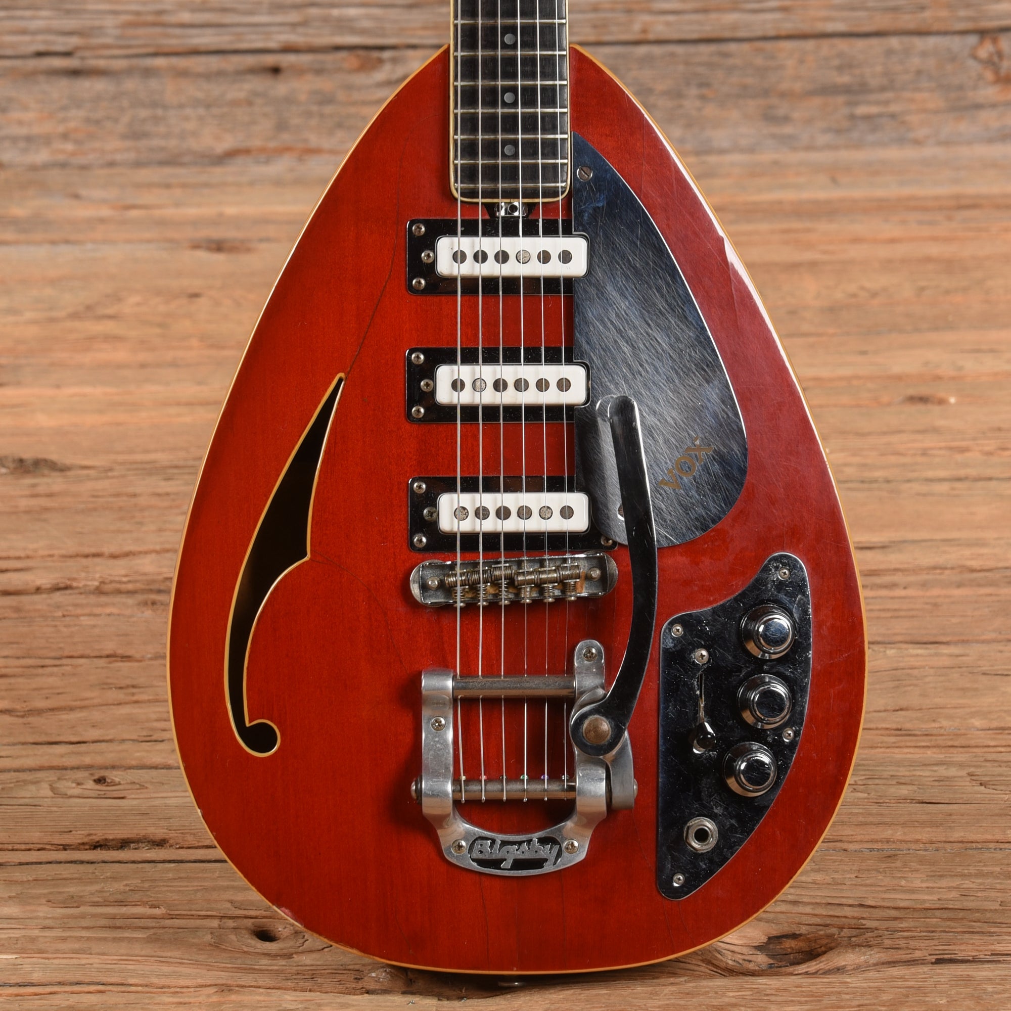 Vox Mark VI Acoustic Red 1960s Electric Guitars / Hollow Body
