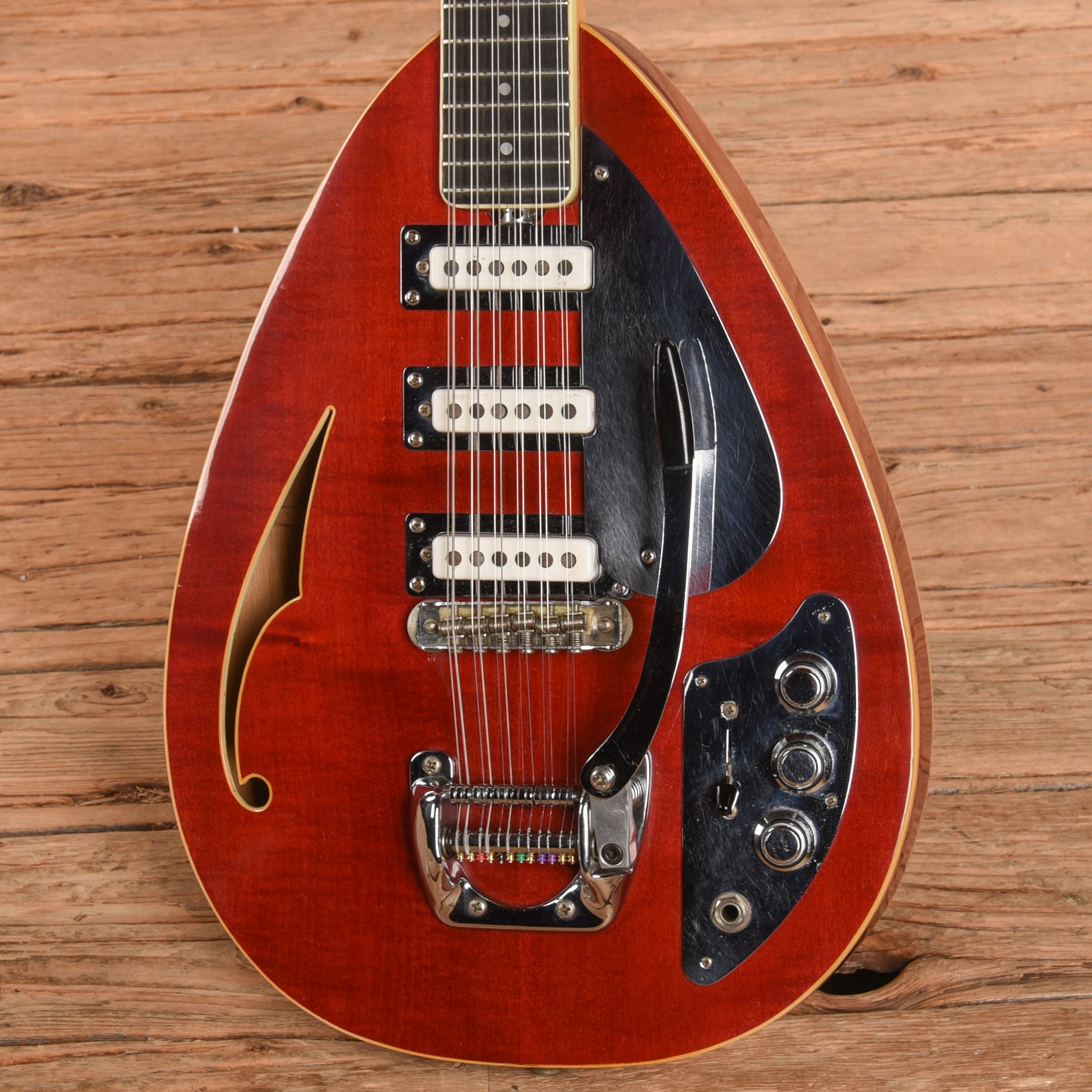 Vox Mark XII Red 1967 Electric Guitars / Hollow Body