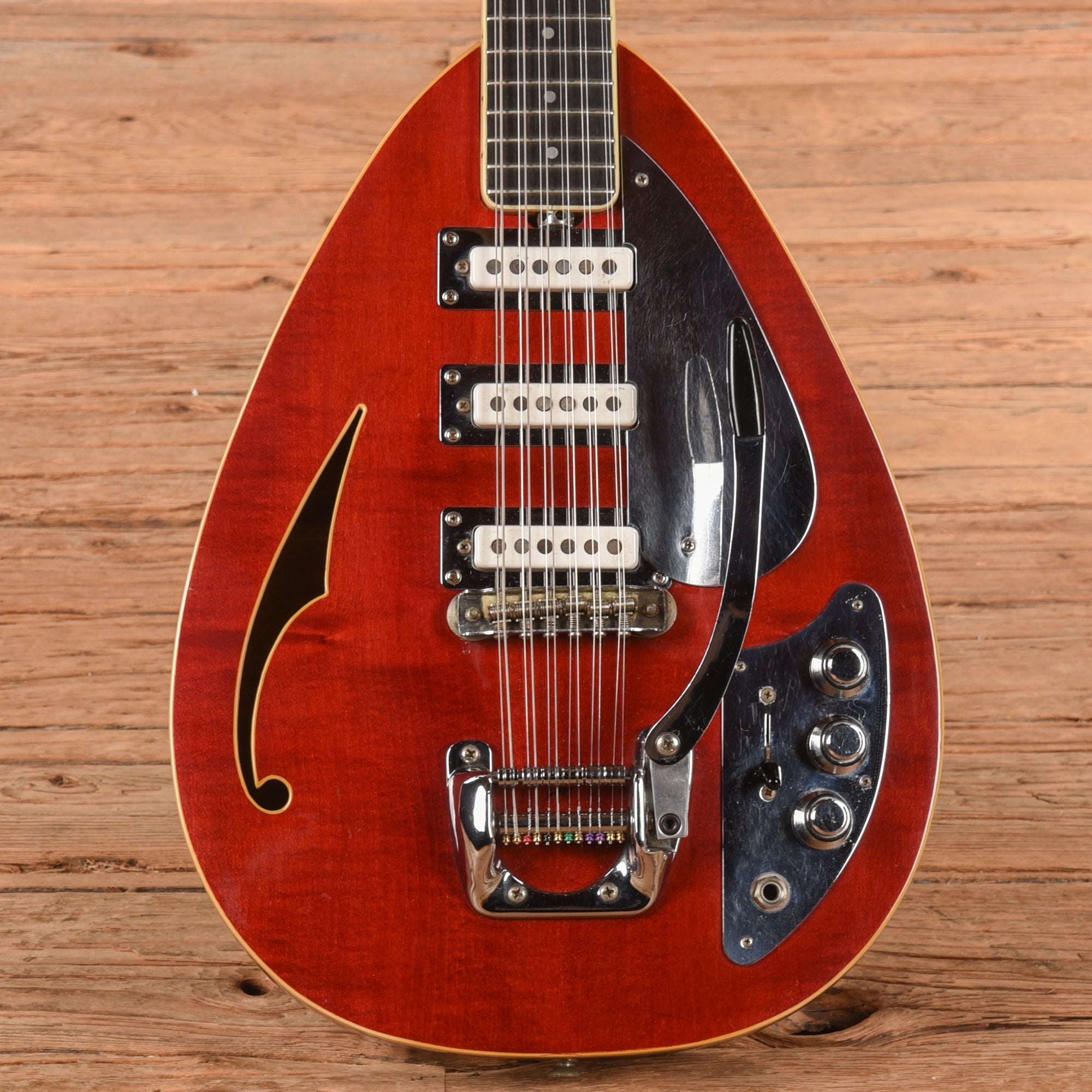 Vox Mark XII Red 1967 Electric Guitars / Hollow Body