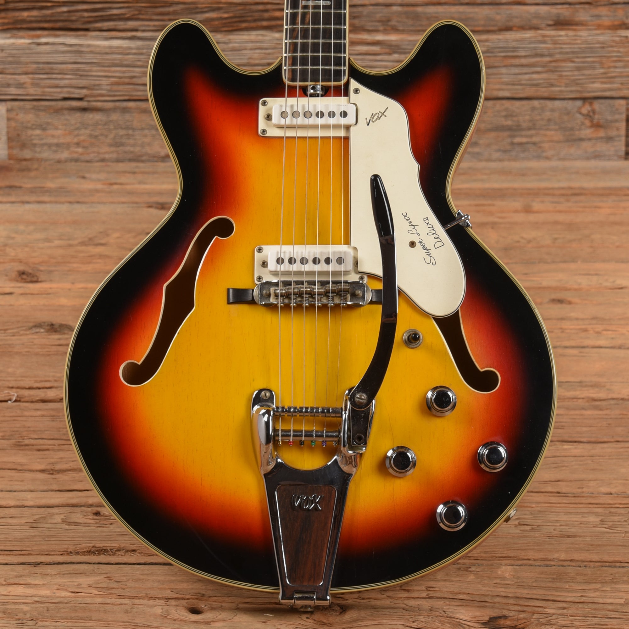Vox Super Lynx Sunburst 1968 Electric Guitars / Hollow Body