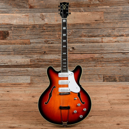 Vox BC-S66 Sunburst Electric Guitars / Semi-Hollow