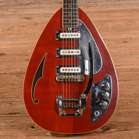 Vox Mark VI Cherry 1967 Electric Guitars / Semi-Hollow