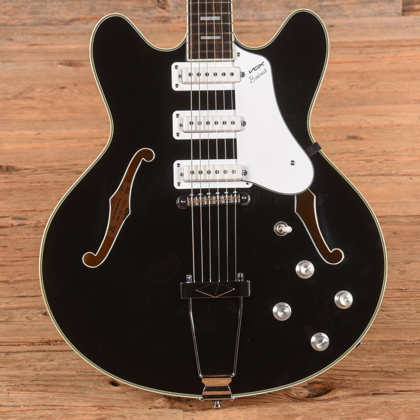 Vox Bobcat S66 Black 2022 Electric Guitars