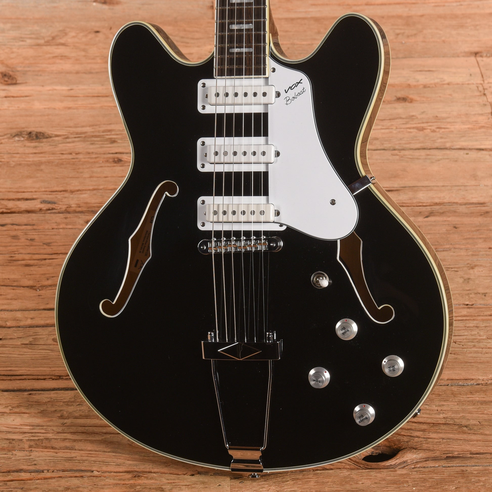 Vox Bobcat S66 Black 2022 Electric Guitars