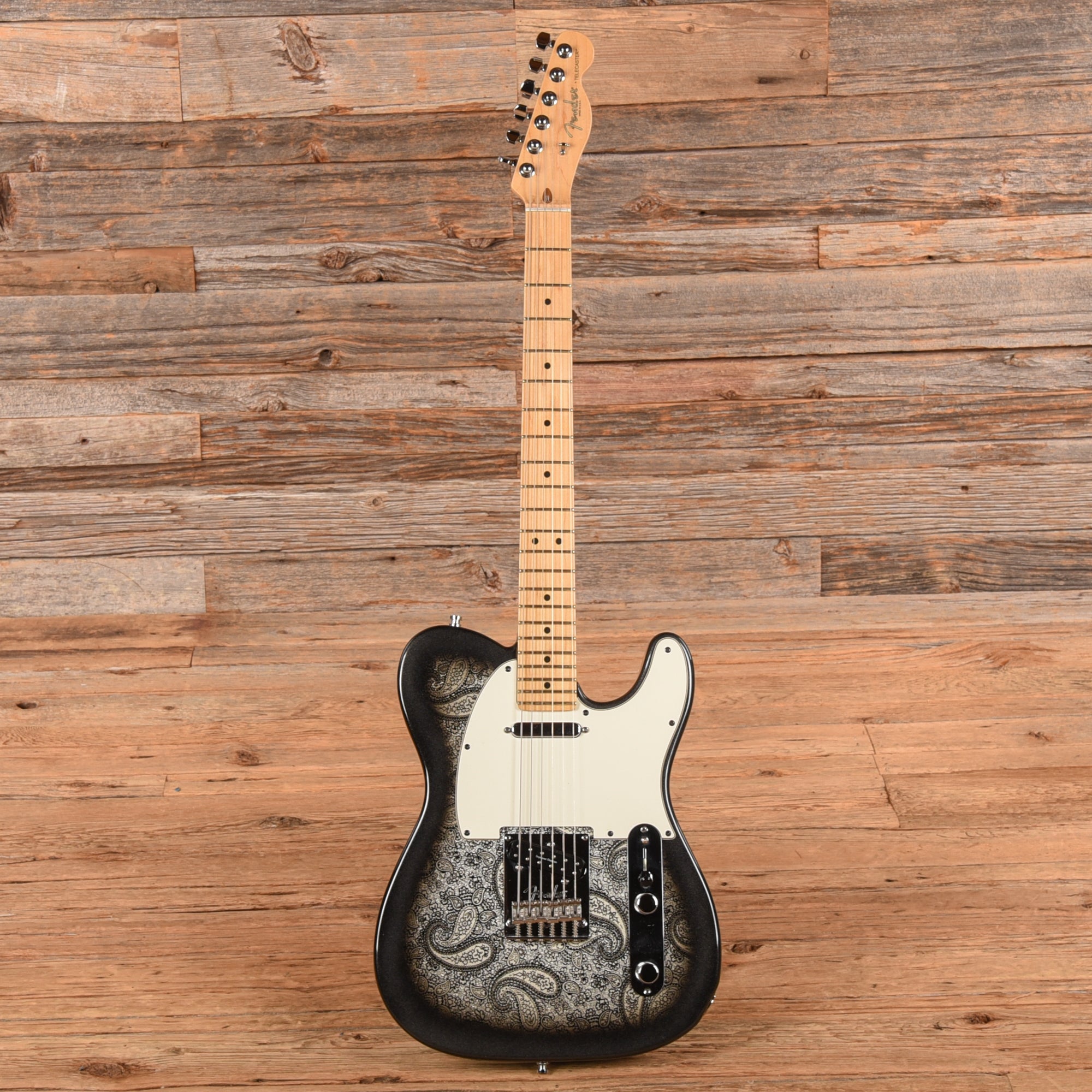 Fender American Standard Telecaster Neck with Allparts Body Black Paisley