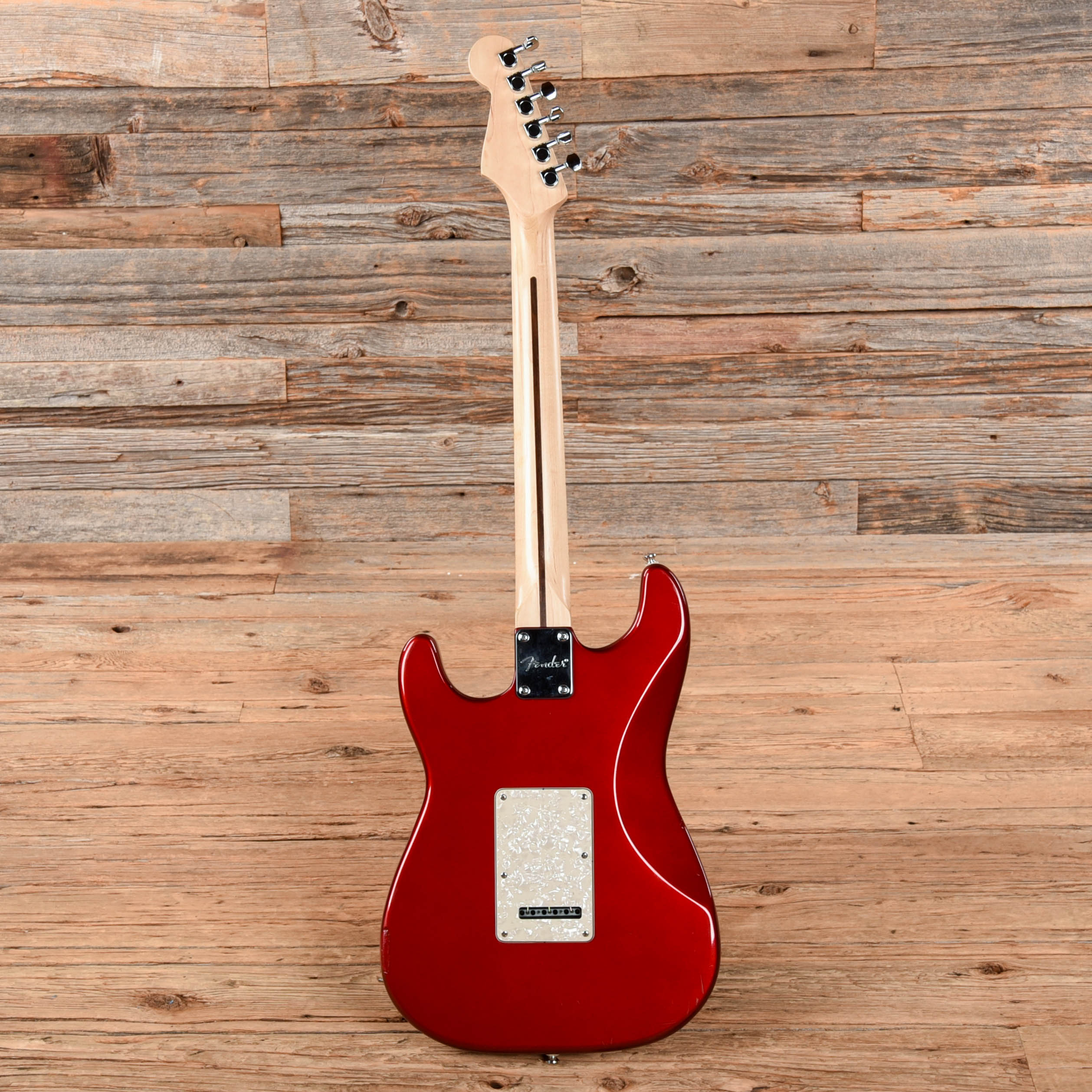 Squier Partscaster with Mighty Mite Neck Candy Apple Red