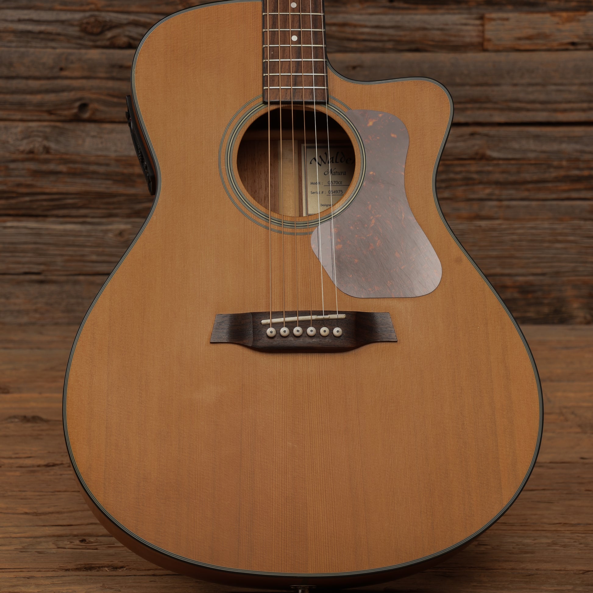 Walden G570CE Natural Acoustic Guitars / Built-in Electronics