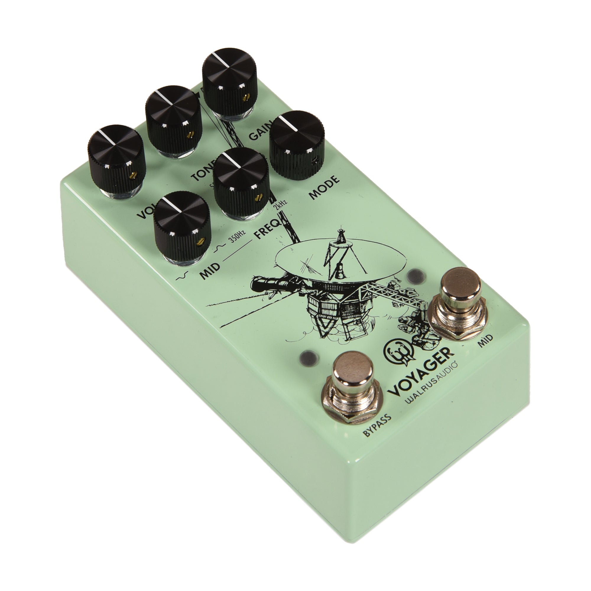 Walrus Audio Voyager Pre-Amp/Overdrive MKII Pedal Seafoam Effect Pedals