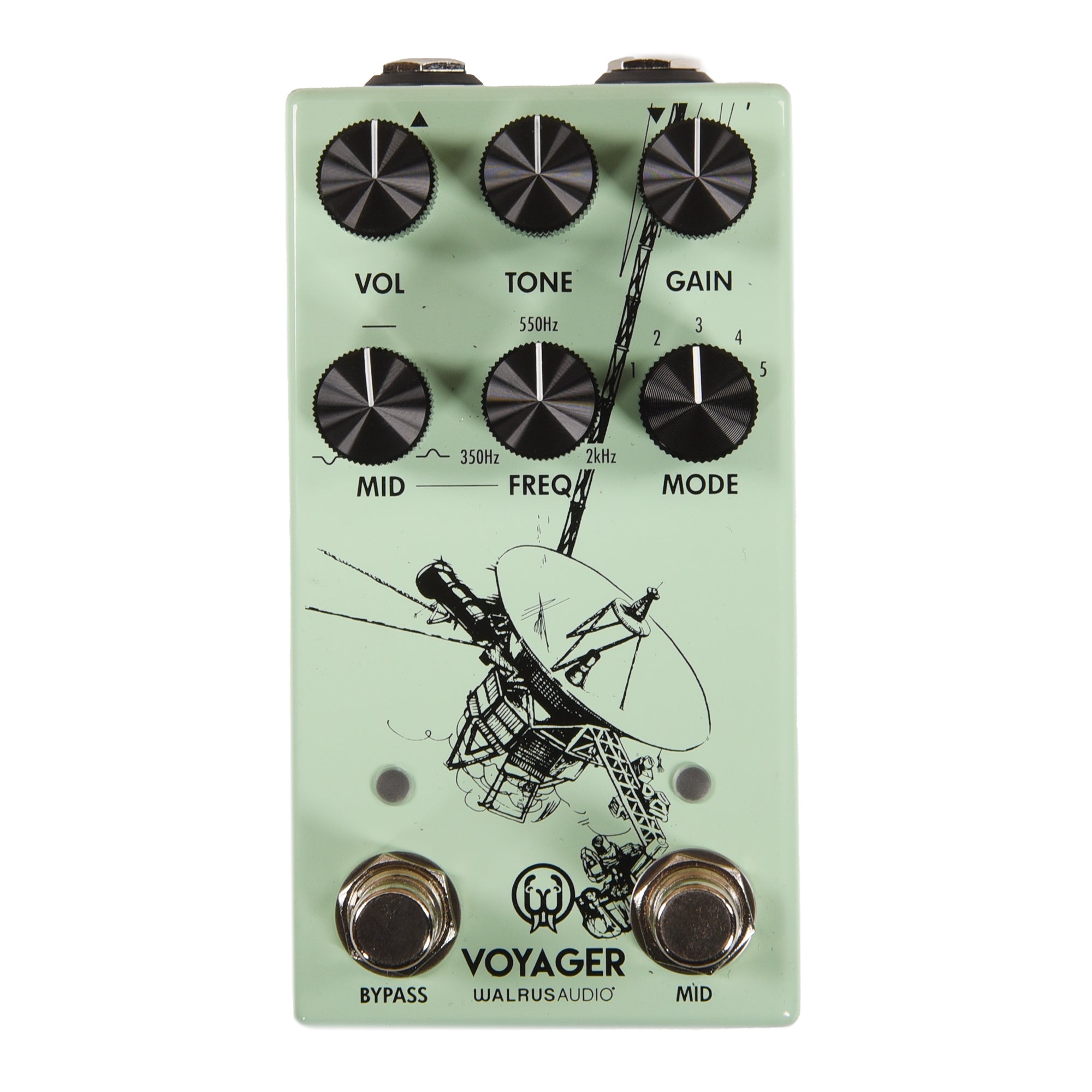 Walrus Audio Voyager Pre-Amp/Overdrive MKII Pedal Seafoam Effect Pedals