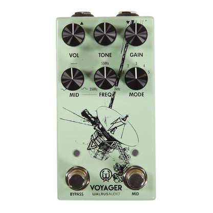 Walrus Audio Voyager Pre-Amp/Overdrive MKII Pedal Seafoam Effect Pedals