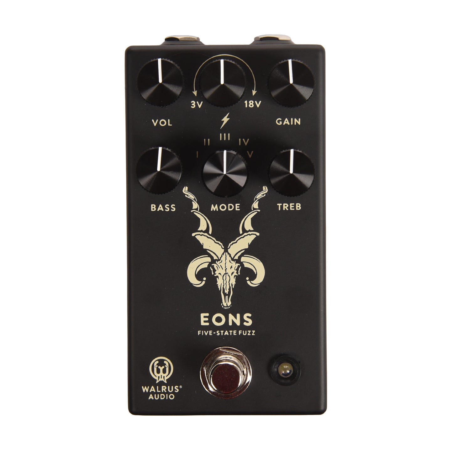 Walrus Eons Five-State Fuzz Black Effect Pedals