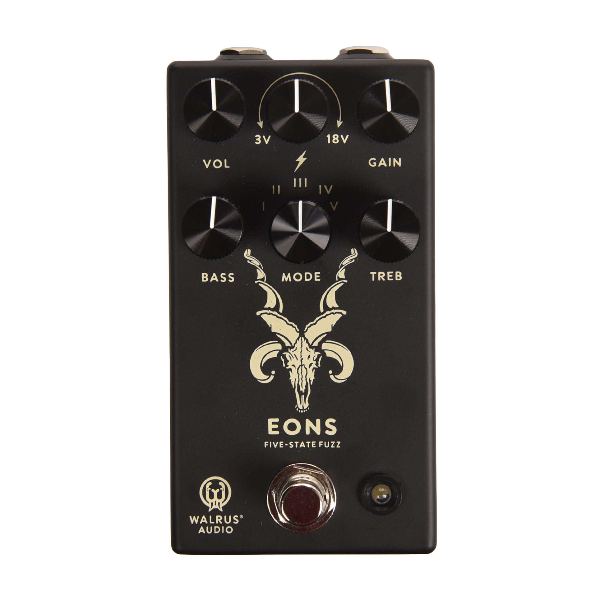Walrus Eons Five-State Fuzz Black Effect Pedals