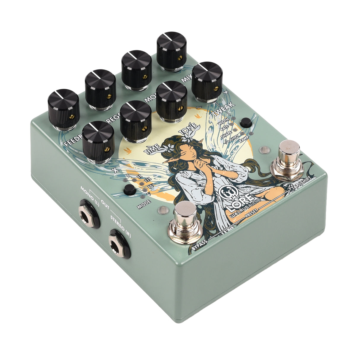 Walrus Lore Reverse Soundscape Generator MKII Green Effect Pedals