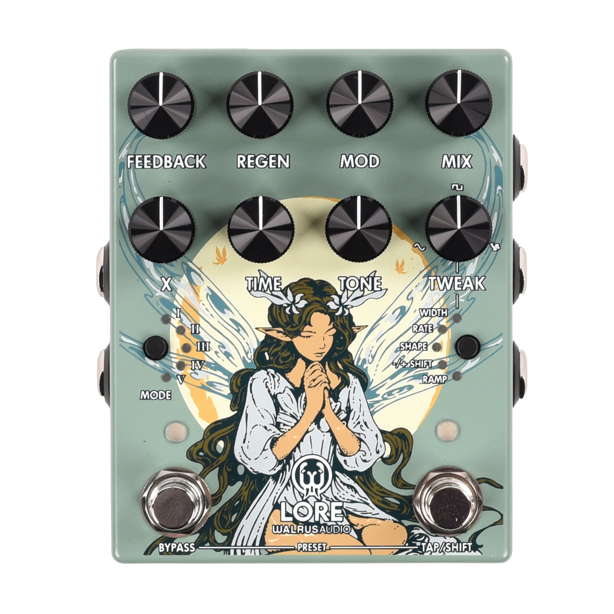 Walrus Lore Reverse Soundscape Generator MKII Green Effect Pedals
