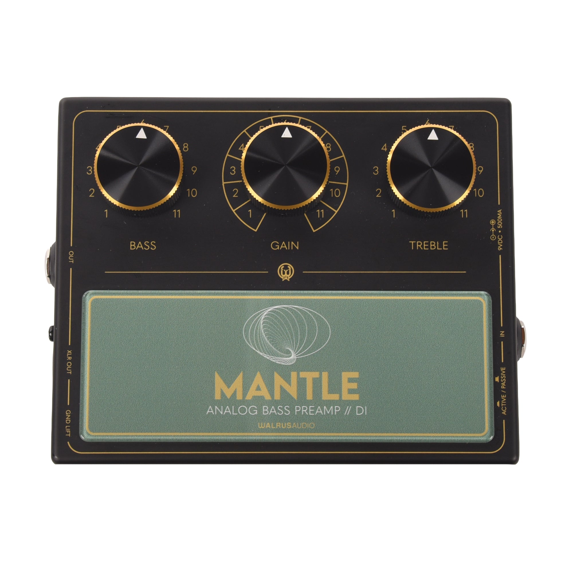 Walrus Audio Mantle Analog Bass Pre-Amp/DI Pedal Effects and Pedals / Bass Pedals