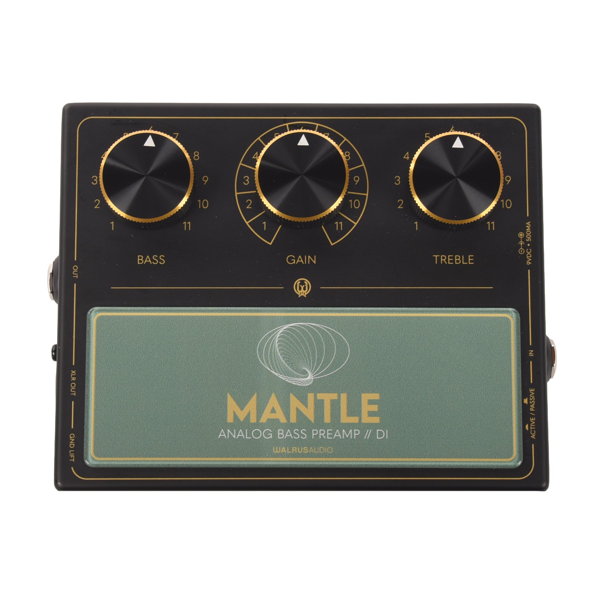 Walrus Audio Mantle Analog Bass Pre-Amp/DI Pedal Effects and Pedals / Bass Pedals