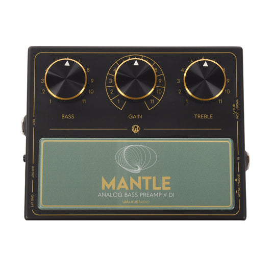 Walrus Audio Mantle Analog Bass Pre-Amp/DI Pedal Effects and Pedals / Bass Pedals