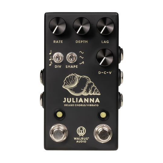 Walrus Julianna Deluxe Chorus/Vibrato Black Effects and Pedals / Chorus and Vibrato