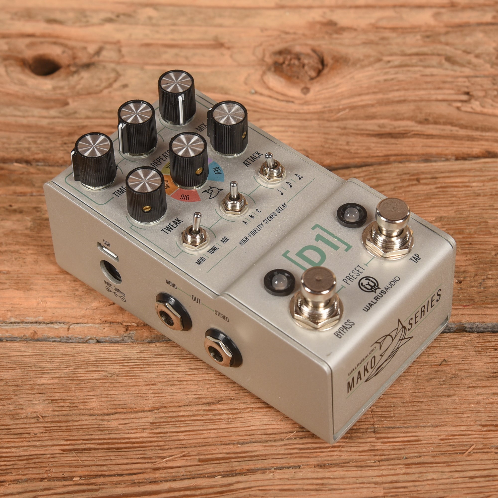 Walrus Mako D1 MKII High-Fidelity Stereo Delay Effects and Pedals / Delay