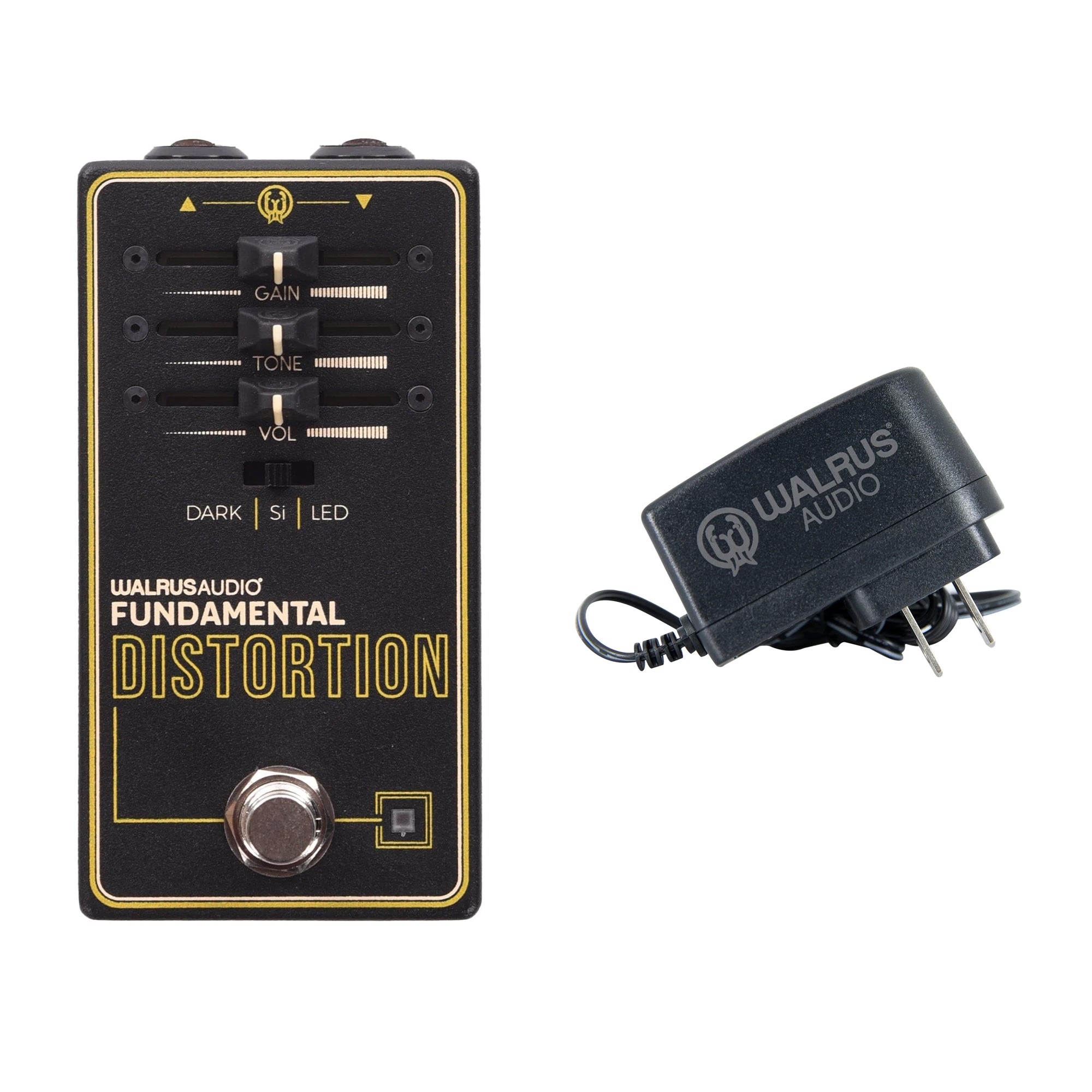 Walrus Fundamental Series Distortion Pedal and Finch Power Supply Bundle Effects and Pedals / Distortion