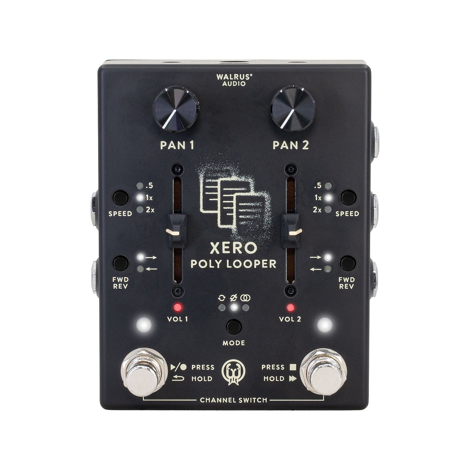 Walrus Xero Polylooper Black Looper Pedal Effects and Pedals / Loop Pedals and Samplers