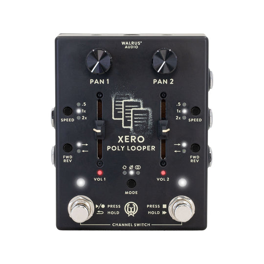 Walrus Xero Polylooper Black Looper Pedal Effects and Pedals / Loop Pedals and Samplers