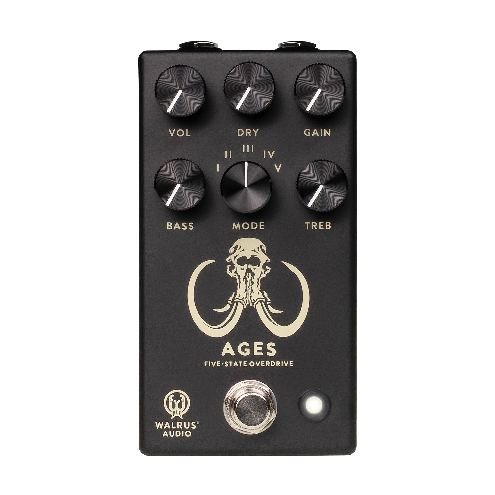 Walrus Ages Five-State Overdrive Black Effects and Pedals / Overdrive and Boost