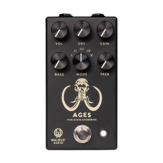 Walrus Ages Five-State Overdrive Black Effects and Pedals / Overdrive and Boost