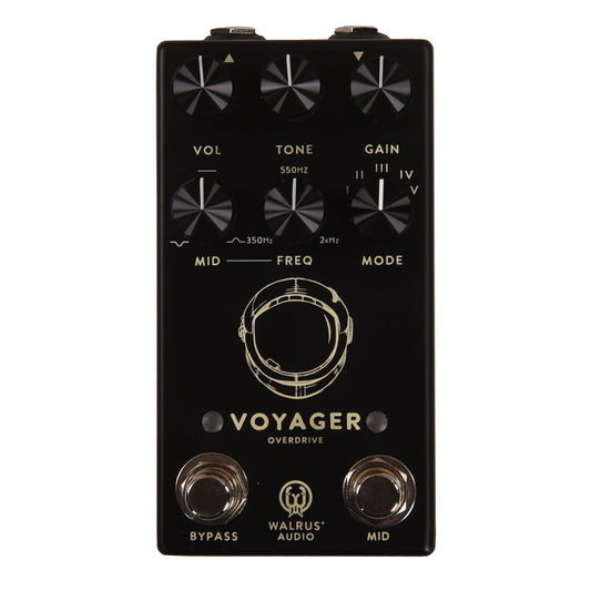 Walrus Audio Voyager Pre-Amp/Overdrive MKII Pedal Black Effects and Pedals / Overdrive and Boost