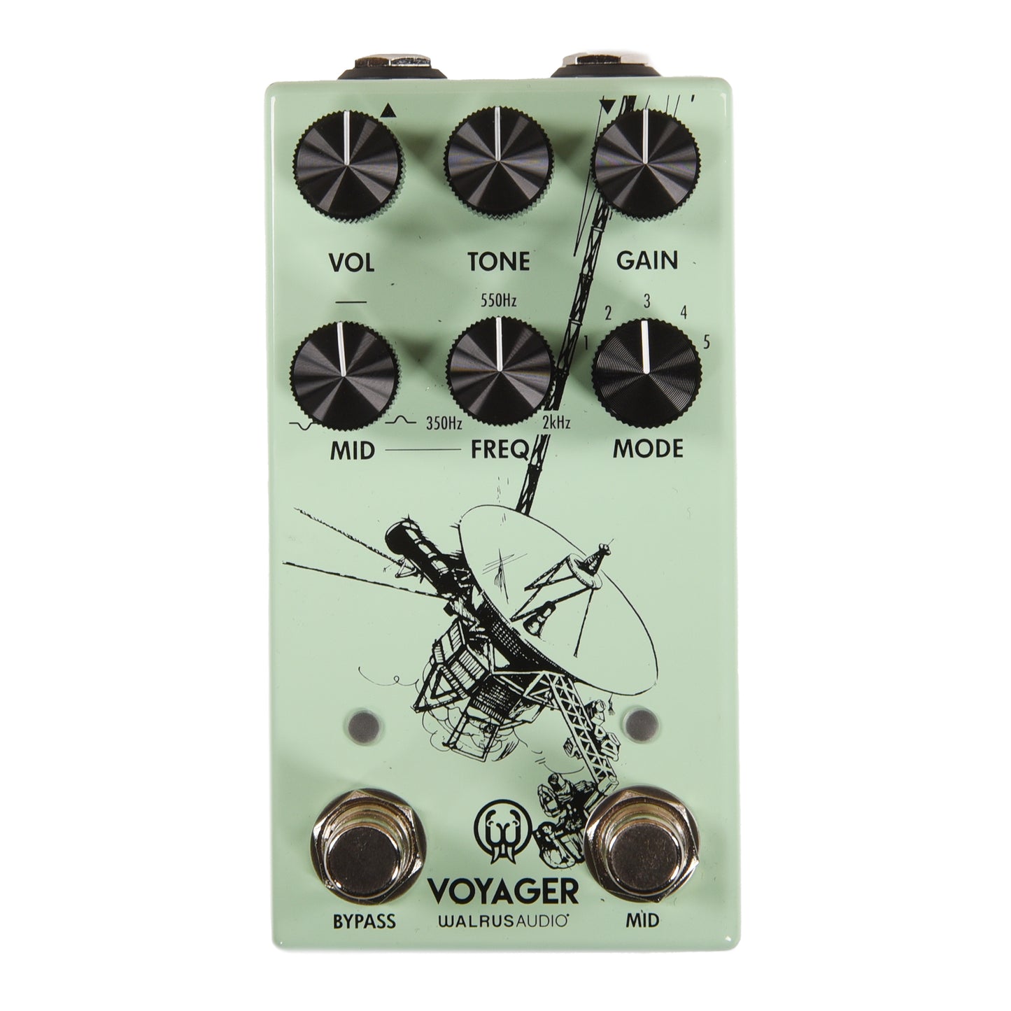 Walrus Audio Voyager Pre-Amp/Overdrive MKII Pedal Seafoam Effects and Pedals / Overdrive and Boost